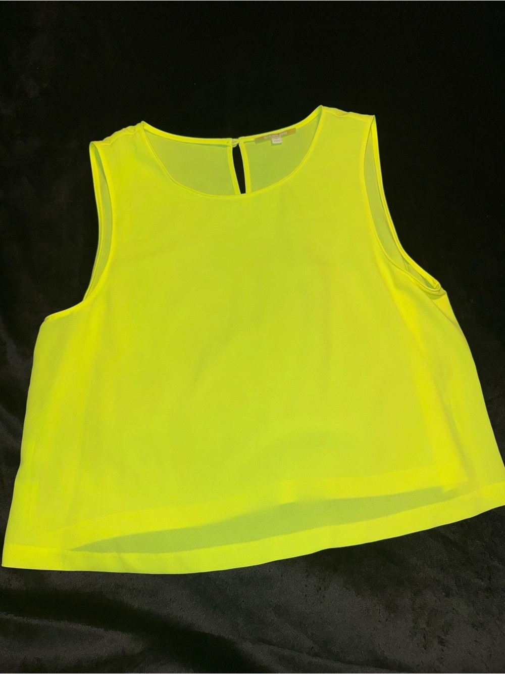 Gianni Bini Neon Yellow Top
